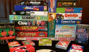 A selection of board games